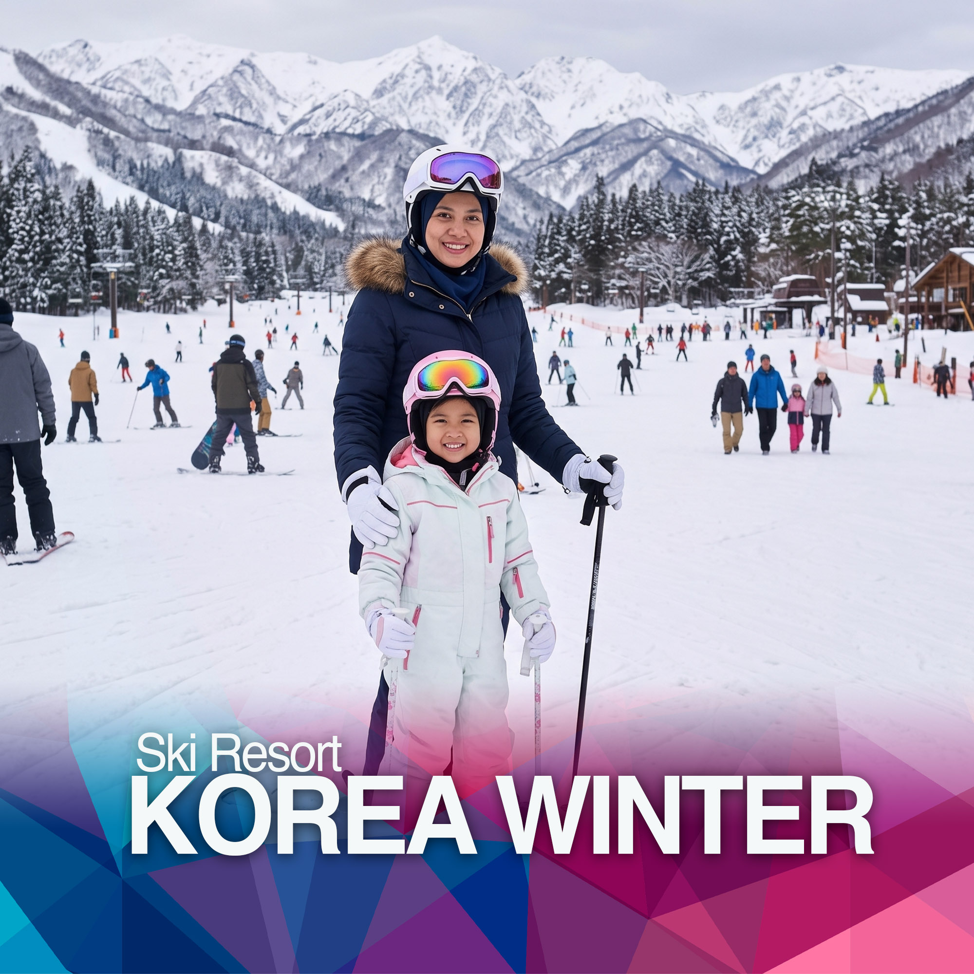 SKI RESORT KOREA WINTER